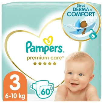 compare product Pampers premium care пелени vp размер 3 /6-10кг./ midi x60