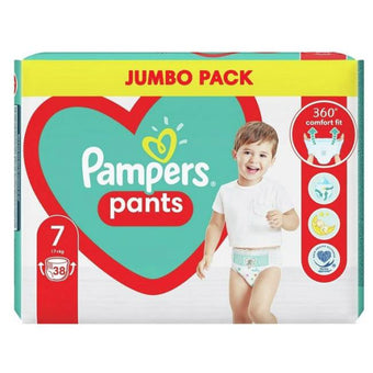 compare product Pampers пелени-гащи jp размер 7 / 17+кг./ х38