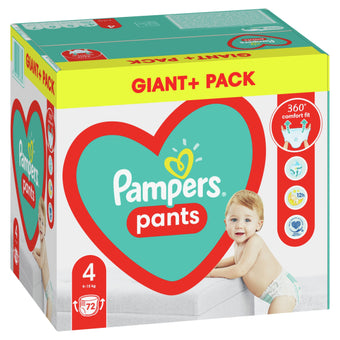 compare product Pampers пелени-гащи gpp размер 4 / 9-15кг./ х72