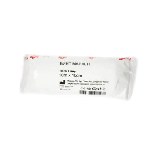MEDICA Бинт марлен 10м/10см medica - Снимка 1 от 3