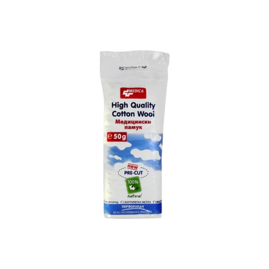 MEDICA Памук медицински 50гр Medica