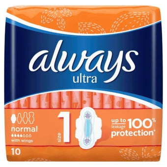 compare product Дамски превръзки always normal dry x10
