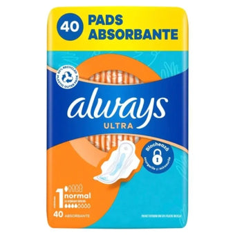 compare product Дамски превръзки always ultra normla quattro x40