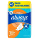 ALWAYS Дамски превръзки always ultra normla quattro x40