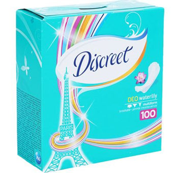 compare product Дамски превръзки discreet deo water lilly x100
