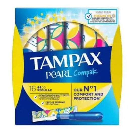 TAMPAX Тампони tampax normal pearl x16