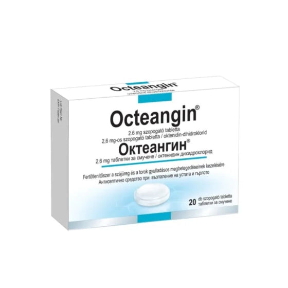 OCTEANGIN Октеангин таблетки за смучене при възпалено гърло 2,6мг  х20