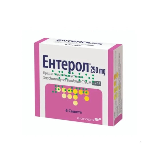 ENTEROL (BCX) Ентерол сашета при остра инфекциозна диария 250мг х6 Biocodex