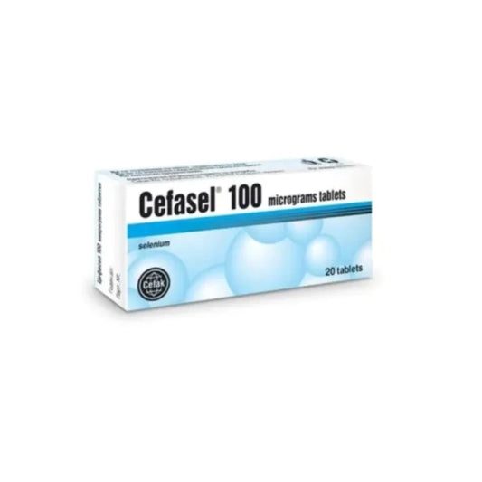 CEFASEL Цефасел таблетки при дефицит на селен 100мкг  х20
