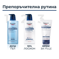 Eucerin UreaRepair Крем за ръце с 5% urea 75мл х 2 броя - Снимка 5 от 6
