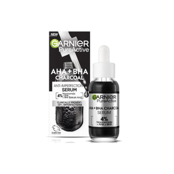 compare product Garnier pure active charcoal серум против несъвършенства 30мл