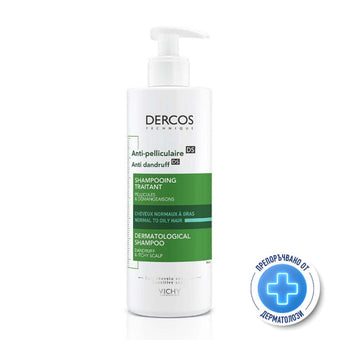 compare product Vichy dercos шампоан против пърхот мазен скалп 390мл. 331290