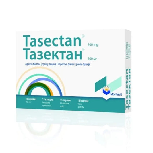 TASECTAN Тазектан капсули при диария 500мг х15 Montavit