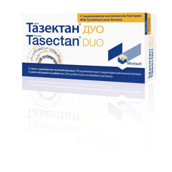 TASECTAN Тазектан дуо саше при диария 250мг х12