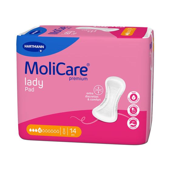 MoliCare подложки за жени 4 капки х 14, 168046 Hartmann