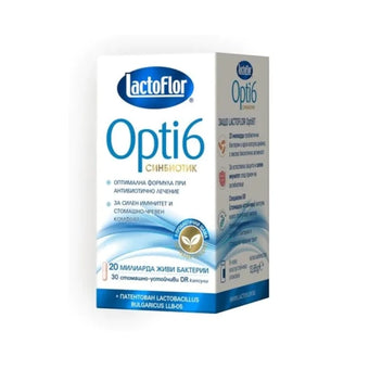 compare product LactoFlor Opti 6 Синбиотик капсули х30