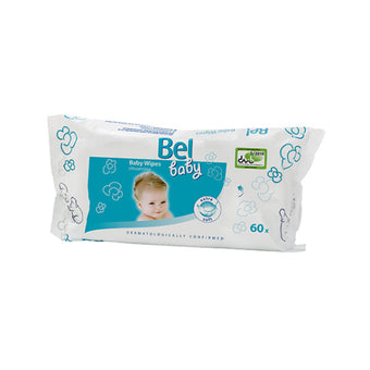 compare product Бел влажни кърпи за бебета х 60, 916292