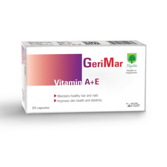 compare product Геримар/витамин А+Е/ капсули за здрава коса, кожа и нокти х20 Magnalabs