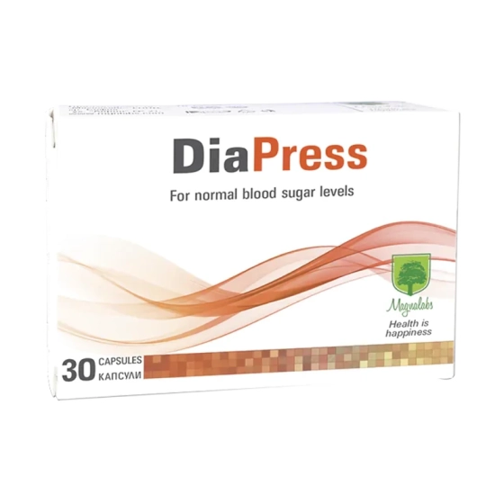 DIAPRESS Диапрес капсули за нормални нива на кръвната захар х30 Magnalabs