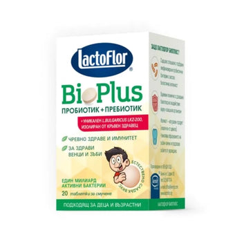 compare product LactoFlor BioPlus Пробиотик и пребиотик таблетки за смучене х20