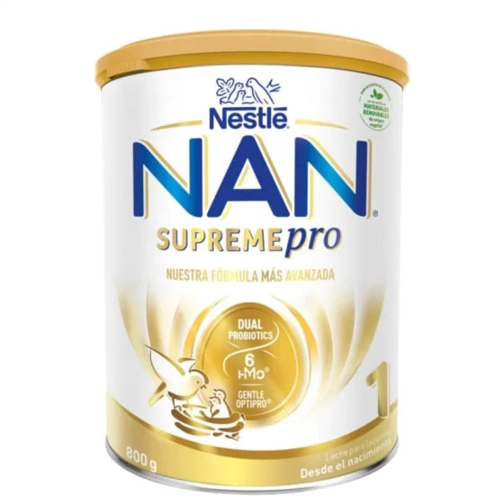 NAN Nestle NAN SupremePro 1 Висококачествено обогатено мляко на прах за кърмачета 0-6 месеца 800г