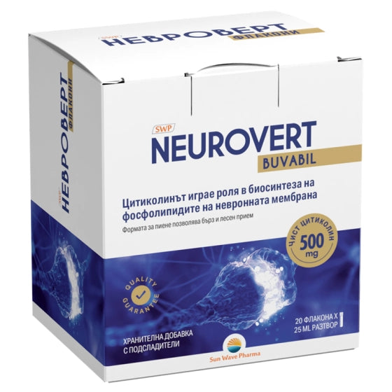 SUN WAVE PHARMA Неуроверт за здрава нервна система флакон х20 SUN WAVE - Снимка 2 от 2