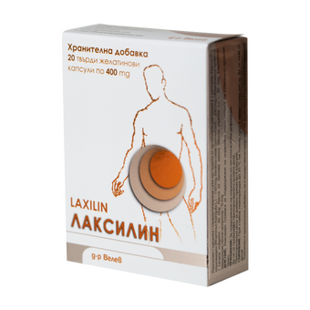 compare product Лаксилин капсули при запек 400мг х20 Велеви Фарма