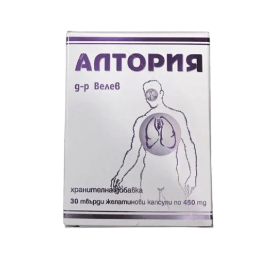 ALTORIA Алтория 450мг капсули за дихателната система х30 Велеви Фарма
