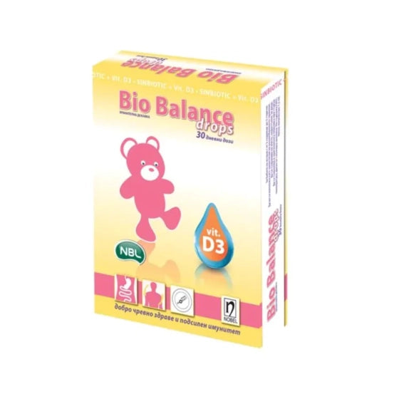 BIO BALANCE Био баланс пробиотични капки за бебета 7,5мл