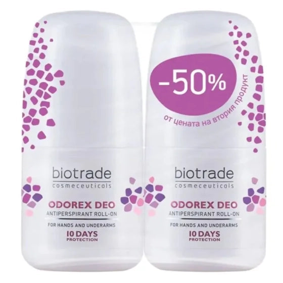 BIOTRADE Одорекс део промо рол-он 1+1 biotrade