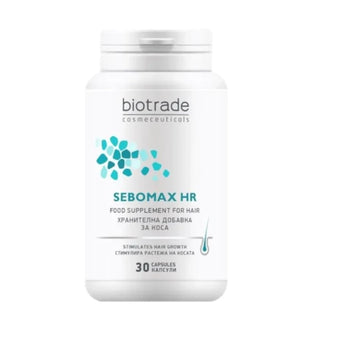 compare product Себомакс HR хранителна добавка за коса капсули Х30 biotrade