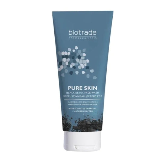 BIOTRADE Pure Skin черен измивен детокс гел 200мл biotrade