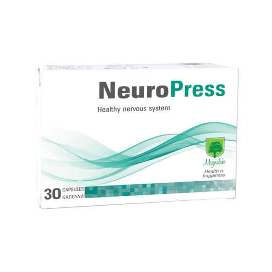 NEUROPRESS Невропрес капсули при тревожност х30 Magnalabs