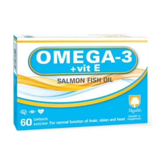 OMEGA 3 (A8G) Омега 3 + витамин Е капсули за сърдечно-съдова система х60 Magnalabs