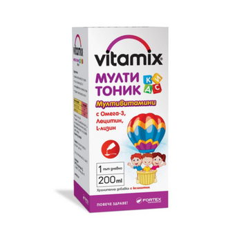 compare product Витамикс мултитоник кидс сироп 200мл