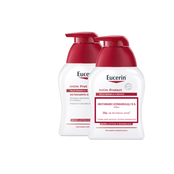 EUCERIN Комплект Eucerin Интимен измиващ гел 2x250мл