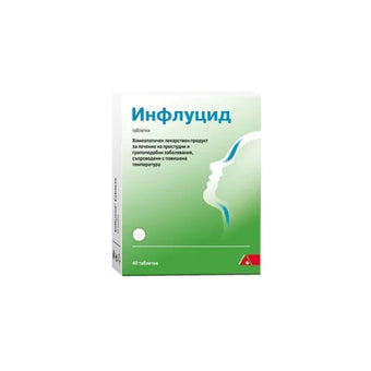 compare product Инфлуцид таблетки при настинка и грип х40 DHU