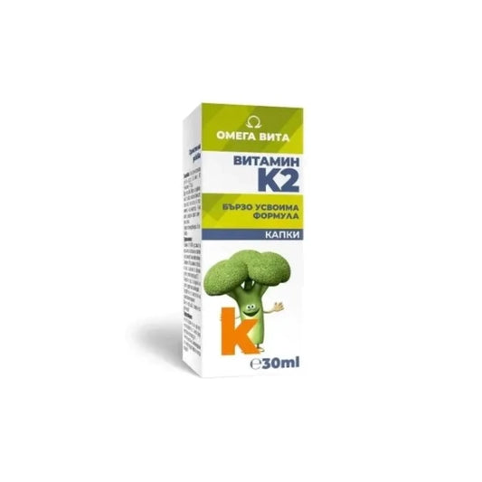 OMEGA VITA Витамин К2 капки 30мл Omega Vita