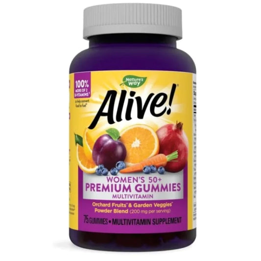 Alive Мултивитамини за жени 50+ желирани таблетки х75 Nature's Way