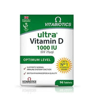 VITABIOTICS Витабиотикс ултра витамин D3 400 IU таблетки х 96 - Снимка 2 от 2