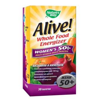 compare product Alive Мултивитамини за жени 50+ таблетки х30 Nature's Way