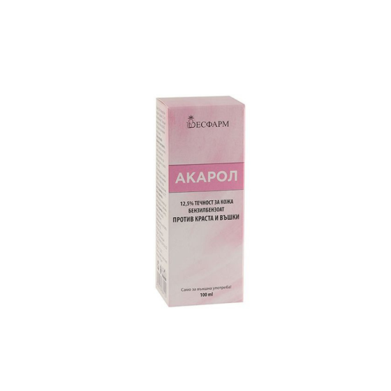 AKAROL Акарол 12,5% течност за кожа 100 мл