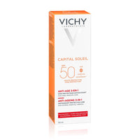 Vichy capital soleil SPF50 крем против бръчки за лице 50 мл 585231 - Снимка 3 от 4