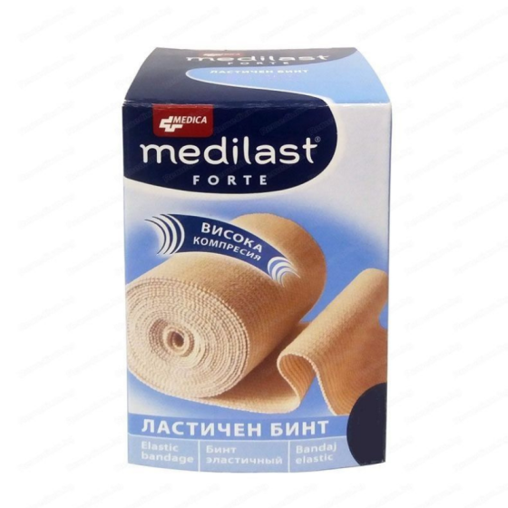 MEDICA Бинт ластичен медиласт форте 5м/10см medica