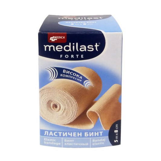 MEDICA Бинт ластичен медиласт форте 5м/8см medica