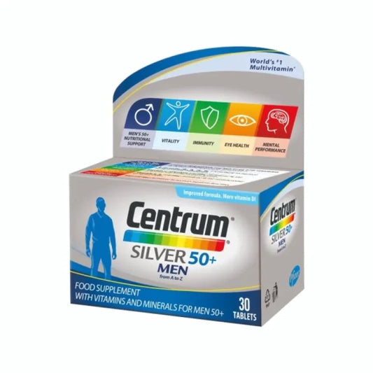 CENTRUM Центрум Силвър 50+ мултивитамини за мъже таблетки х30