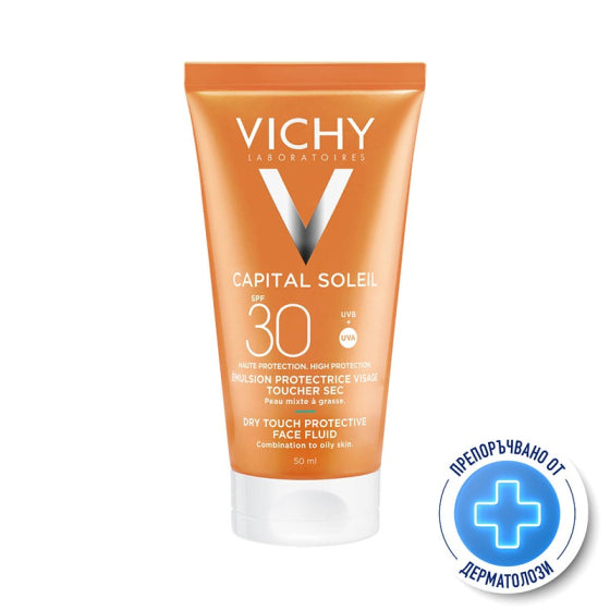 Vichy Soleil SPF 30 dry touch матиращ флуид за лице 50 мл 323196 Годен до: 30.4.2026 г.