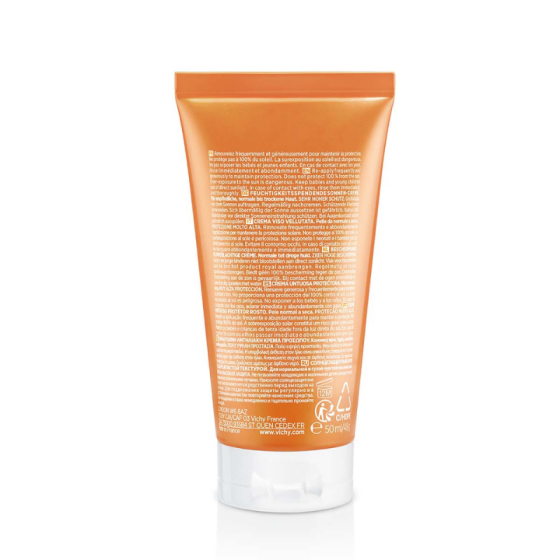 Vichy Soleil SPF 50+ крем за лице с кадифена текстура 50 мл 324445 - Снимка 3 от 3