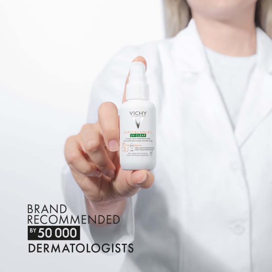 Vichy Soleil SPF 50+ uv-clear флуид за лице против несъвършенства 40 мл 837149 - Снимка 7 от 8