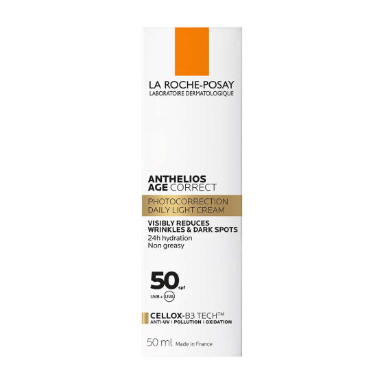 La Roche-Posay Anthelios age correct SPF 50 крем за лице против стареене 50 мл 761031 - Снимка 2 от 9